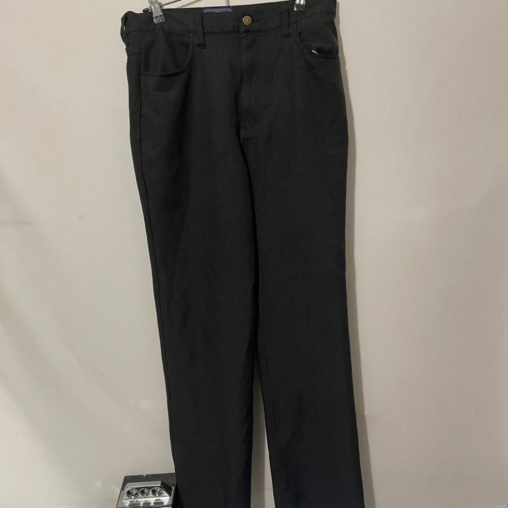 Heather Black rancher straight style dress jeans